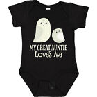 Inktastic Great Auntie Loves Me Owl Infant Creeper From Childs Girls Boys Aunt
