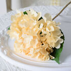 Artificial Hydrangea Fake Silk Flowers Bouquet Wedding Home Garden Table Decor