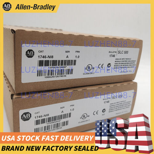 AB 1746-NI8 SLC 500 Analog Input Module New Factory Sealed Free Shipping
