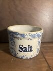 Clay City Pottery Indiana  SALT Crock American Stoneware Salt Glaze Bowl