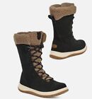 UGG Lakesider Tall Lace Women's Waterproof Suede Leather Winter Boots Black 8.5