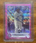 2022 Topps Chrome Update Julio Rodriguez Pink Wave Refractor Mariners #USC150