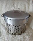 Vintage LEYSE Aluminum Steamer Basket With Lid Rice, Shrimp etc