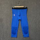 Nike Pro Men's Blue NBA Player Issue 3/4 Compression Tights AA0756-480 L NWOT