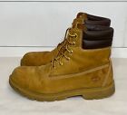 Timberland Womens Sz 10 Tan Leather High Top Lace Up Prima Loft Waterproof Boots
