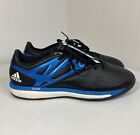 Adidas MESSI 15.1 Boost Black Blue Indoor Soccer Shoes B24586 MENS SIZE 11