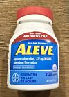 Aleve Naproxen Sodium Easy Open Arthritis Cap 220mg, 200 tablets EXP 8/2024
