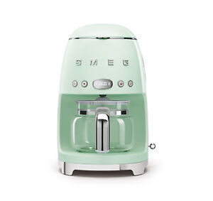 Smeg DCF02PGUS Pastel Green 50's Retro Drip Coffee Machine (Open Box)