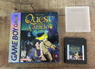 Quest for Camelot (Nintendo Game Boy Color, 1998) with Box and case