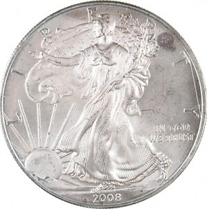 Better Date 2008 American Silver Eagle 1 Troy Oz .999 Fine Silver *936