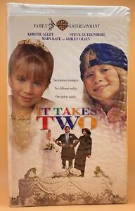 It Takes Two VHS 1996 Mary Kate & Ashley Olsen Clamshell **Buy 2 Get 1 Free**
