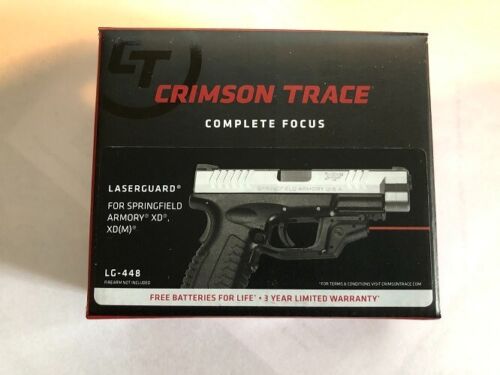 Crimson Trace LG-448 LaserGuard for Springfield Armory  XD XDM Red Laser Sight