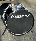 Ludwig Accent CS Combo Bass Drum 16 inch with Pedal BLACK Junior II