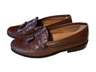 Florsheim Leather Pisa Tassel Loafers Shoes Slip On Croc Print Mens 11 WORN ONCE