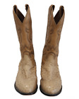 Tony Lama Men's Full Quill Ostrich Cowboy Boots Size 10.5 EE