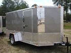 NEW 2024 6x12 6 X 12 V-Nosed Motorcycle Enclosed Cargo Trailer