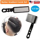 1/2 Set Barber Gradient Comb Cutting Comb Set Men's Styling Tools Professional