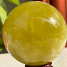 1096g Natural citrine quartz sphere crystal ball healing care reiki gem