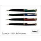 Pelikan Souveran K800 ballpoint pen 4Color ( Red/Blue/Green Stripe & Black ) NEW