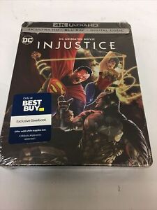 -NEW- Injustice [SteelBook] [4K Ultra HD Blu-ray/Blu-ray] [2021]