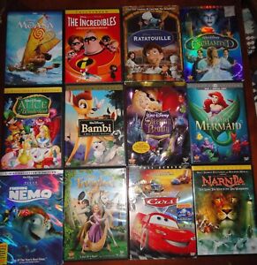Large Lot of 31 Disney Movies & DVDs ONLY DISNEY Kids Children Family Films