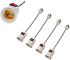 E27/E26 Light Socket Adapter, with On/Off Switch E27/E26 Wall Base Bulb Lamp Hol