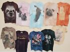 Men's Wholesale Lot 20 The Nature Animal Graphic T-shirts S-2XL  (wb727)