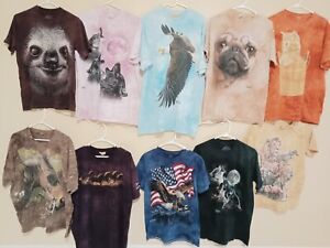 Men's Wholesale Lot 20 The Nature Animal Graphic T-shirts S-2XL  (wb727)
