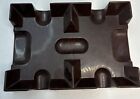 Vtg Nu-Dell Plastics Playing Cards Double Deck Tray Holder Brown No. 30