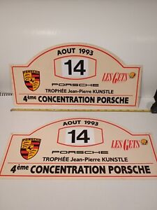 Vintage 1993 Porsche 356 Jean Pierre Kunstle Starter Signs