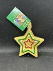 Old World Christmas Sugar Cookie Star Blown Glass Ornament Star NEW