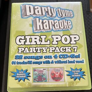 Party Tyme Karaoke - Girl Pop Party Pack 7 [4 CD+G][32+32-Song Party Pack]