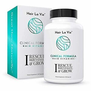 Hair La Vie Clinical Formula Hair Vitamins with Biotin and Saw Palmetto, 90 Caps