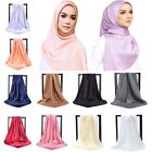 Women Girls Head Scarves Plain Jersey Hijab Scarf Head Wrap Hijab Shawl Scarf