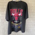 Vintage Chicago Bulls 1996 Champions NWT  TNVTEES Shirt Vtg black Sz XL