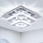 Mini Chandelier LED Crystal Ceiling Light Flush Mount Ceiling Light for Hallway