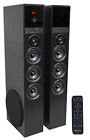 Rockville TM150B Bluetooth Home Theater Tower Speaker System (2) 10