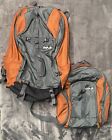 Eagle Creek Ultimate Explorer LT Travel Back Pack Orange Gray With Day Pack