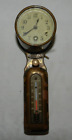 Honeywell Temperature Regulator Brass Thermometer Clock Vintage Steampunk