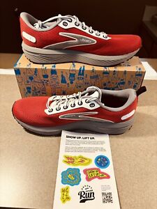 Brooks Revel 6 Mens Running Shoes Red/Grey/ White Size 12.5