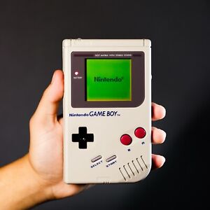 *RESTORED AUTHENTIC ORIGINAL!*  Nintendo Gameboy DMG With NEW LENS and NEW SHELL