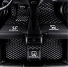 For Honda All Models Waterproof Custom Car Floor Mats Front & Rear Carpet Liner (For: 2013 Honda Fit Sport 1.5L)