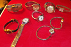 VINTAGE  LOT OF 9 TIMEX WATCHES Mens and Womens' for REPAIR OR PARTS