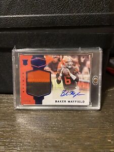 New Listing2018 Panini Plates & Patches Baker Mayfield RPA /50  Cleveland Browns