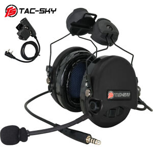 TAC-SKY FOR TCI Liberator II Tactical Hunting Noise Cancelling Pickup Headphones