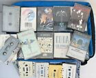 Lot of 26 70's/80's Rock Cassette Tapes And Carrying Case Zeppelin ZZ Top Ozzy..