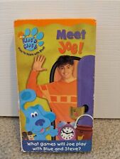 USED Nick Jr Blue’s Clues Meet Joe! VHS