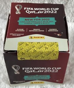 FIFA World Cup QATAR 2022 Sticker 50 Pack BOX USA NEW SEALED 250 Stickers
