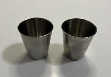 Vollrath Stainless Steel  Cup 7oz 6847 Lot of 2