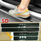 Stickers Carbon Fiber Car Door Sill Protector Scuff Plate Trim Parts Accessories (For: Nissan LEAF)